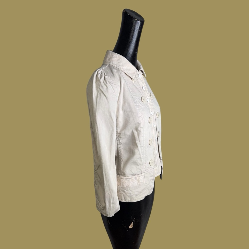 Marc Jacobs Cream Button-Front Jacket - image 3